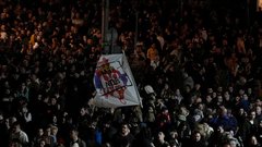policija protest Srbija študenti