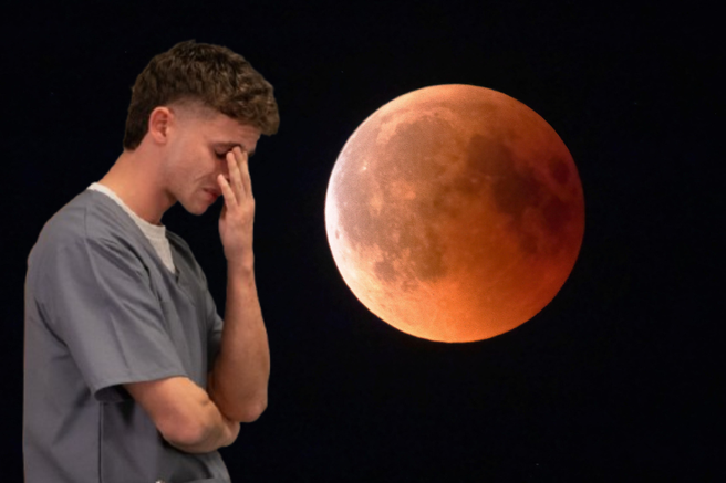 polna krvava luna stres žalost