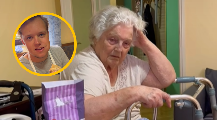 "Sladkor? Maslo? Kaj pa to delaš, sine?" – Ameriški vplivnež je za balkansko babico pripravil palačinke (VIDEO) (foto: TikTok/Justus Reid/posnetek zaslona/fotomontaža)