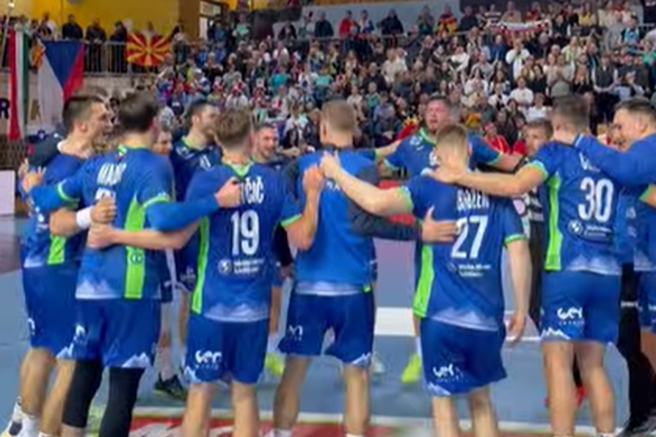 Slovenski rokometaši so se po zmagi nad Severno Makedonijo uvrstili na EP