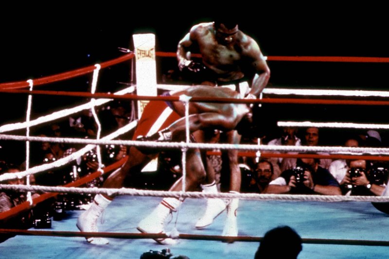 George Foreman Mohamed Ali boks