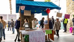 Koper shod protest Pohod za življenje Branimo reproduktivne pravice Socialistrski bralni krožek Zavod mreža za življenje in enakopravnost splav reproduktivne pravice