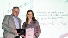 največkrat predvajana pesem IPF