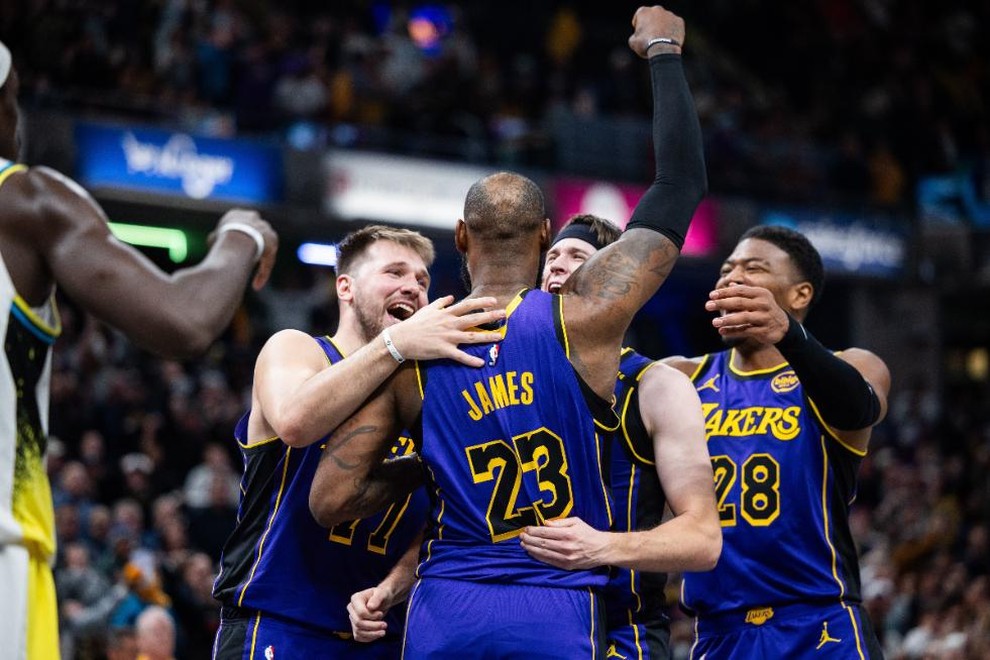 NBA košarka šport Luka Dončić James LeBron, Los Angeles Lakers