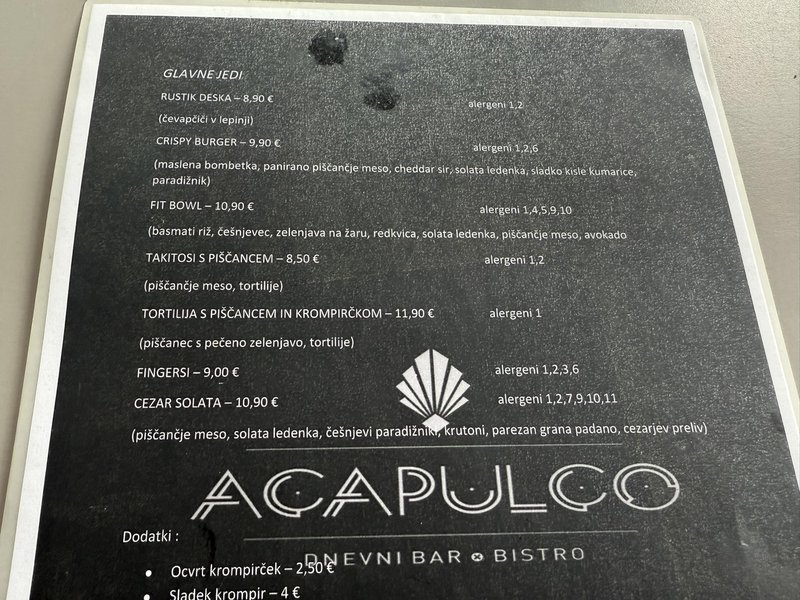 Acapulco lokal Siska