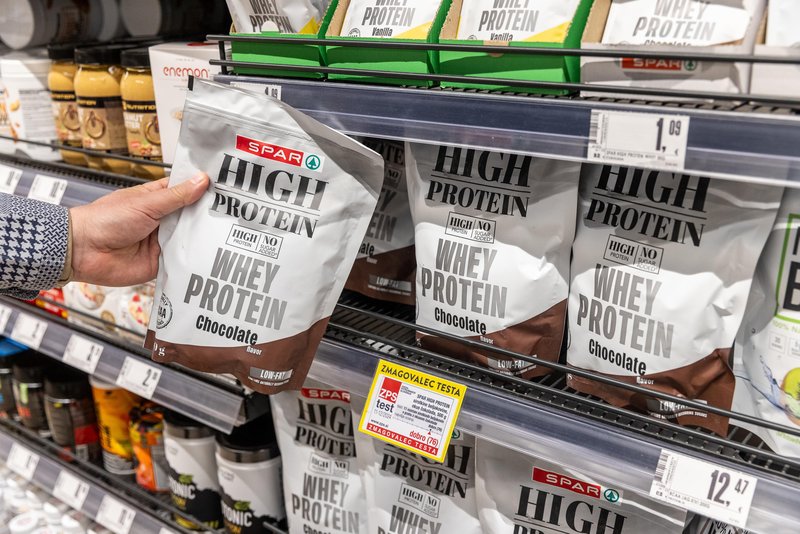 SPAR SLOVENIJA izdelek SPAR High Protein proteii čokolada whey