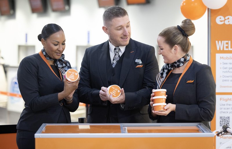 Easyjet, sladoled