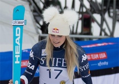 Lindsey Vonn izlila čustva: "Moram se umiriti in nehati jokati"