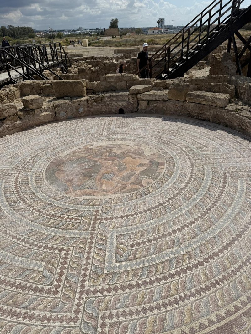 Ciper Paphos izkopanine arheologija