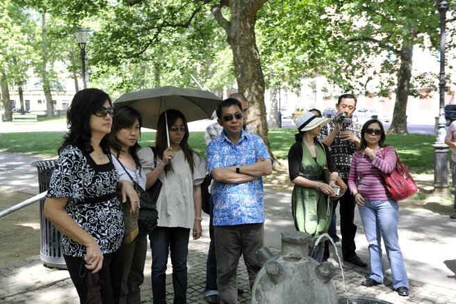 Ljubljana turisti azijski turisti