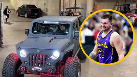 Luka Dončić avtomobil dallas tekma