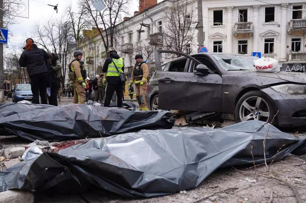 Rusija pojasnila, zakaj je na cvetno nedeljo napadla središče ukrajinskega mesta: razlog naj bi bilo ... (foto: Profimedia)