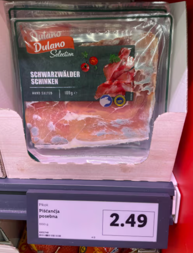 Neprijetno presenečenje na polici: Lidl pojasnjuje, kaj je šlo narobe
