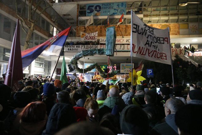 Srbija, protest