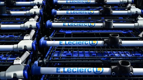 Leclerc trgovina Rudnik Ljubljana Slovenija odpoklic trgovina voziček