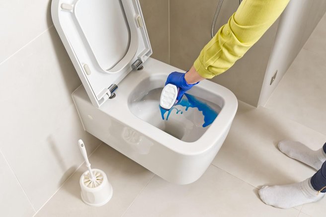 trik wc stranišče citronska kislina