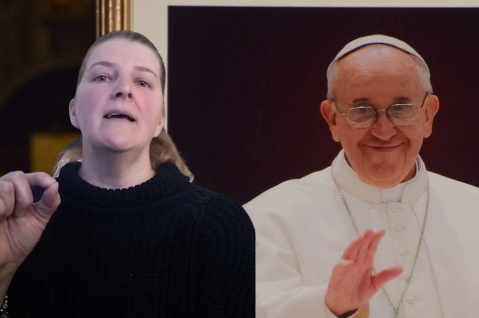 Saša Petek z nepredstavljivimi žalitvami nad pokojnega papeža in vernike: "Umrl je eden večjih uslužbencev satana ... " (foto: Profimedia/Facebook/Saša Petek/fotomontaža)