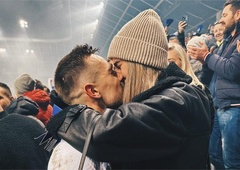 Slovenski nogometaš šel na kolena in zaprosil svojo srčno izbranko (FOTO)