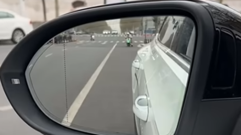 avto stransko ogledalo promet vozilo