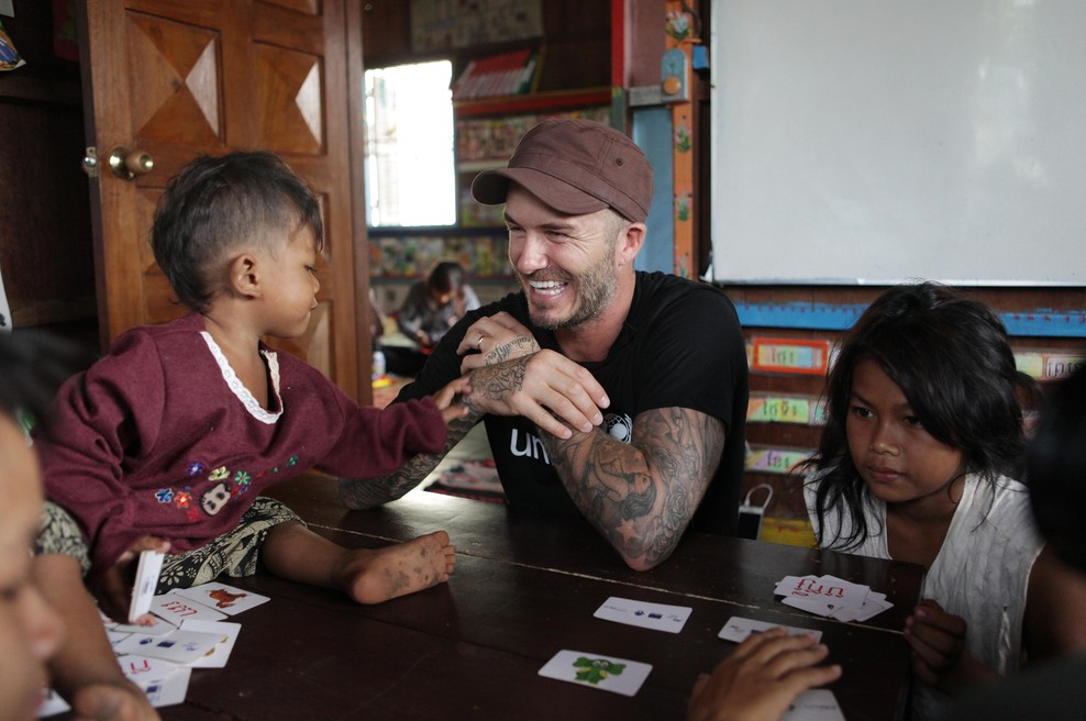 David Beckham ob okroglem jubileju poziva k pomoči otrokom v stiski (VIDEO) (foto: Unicef)