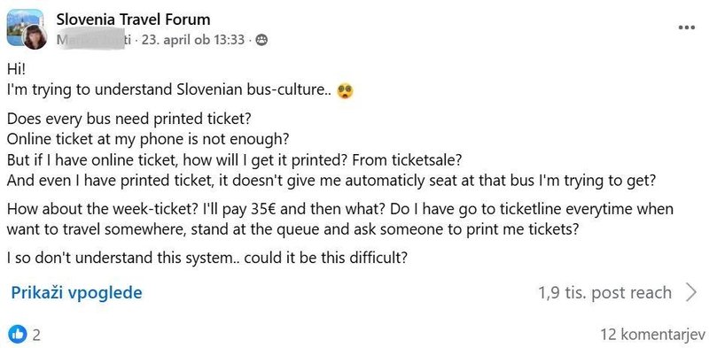Slovenia Travel Forum post avtobusni promet