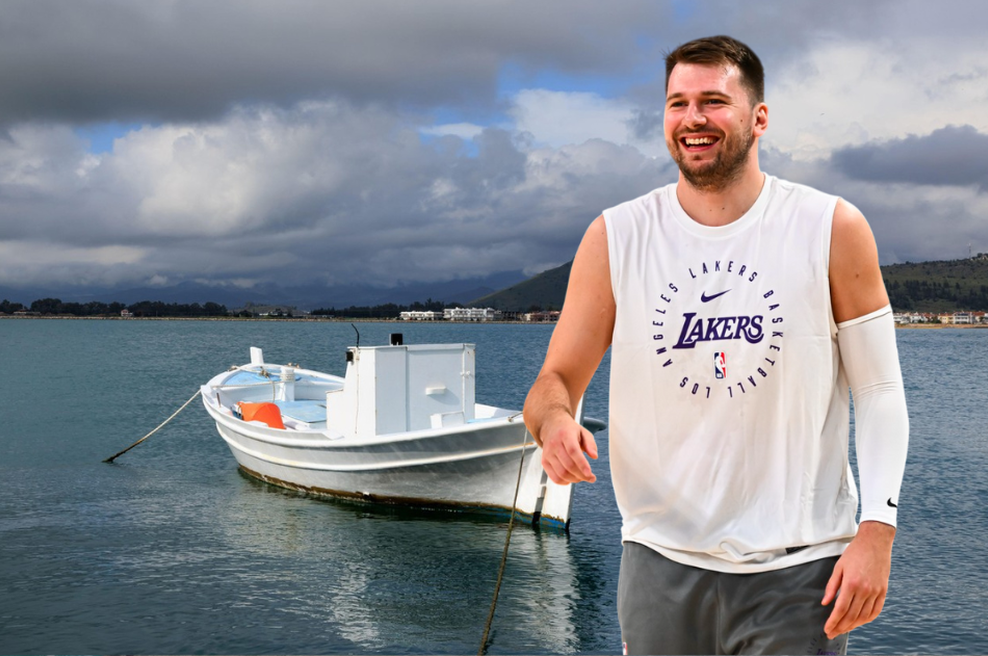 Luka Dončić razkril, da obožuje ribolov: Američani presenečeni, ko je pojasnil, kje to počne najraje (foto: Profimedia/fotomontaža)