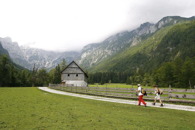 pohodniki Logarska dolina