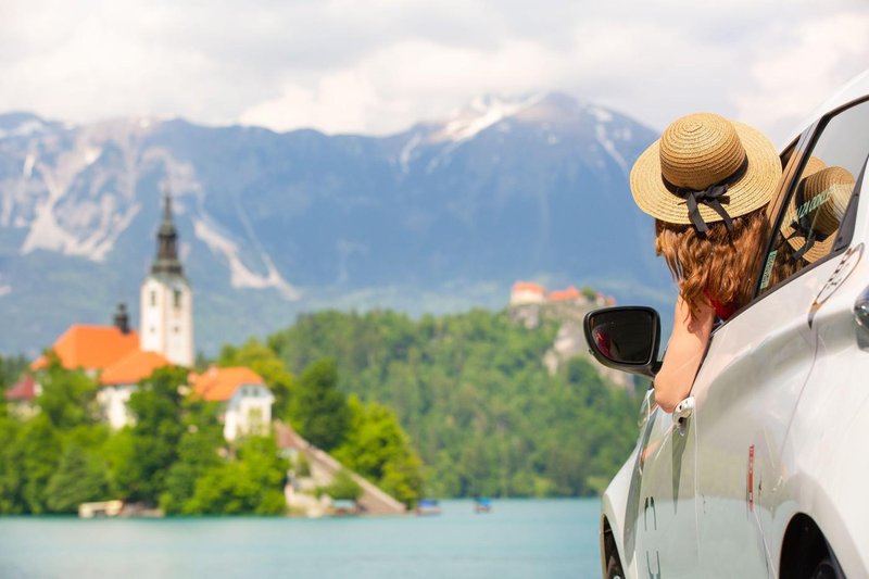 turistka Blejsko jezero