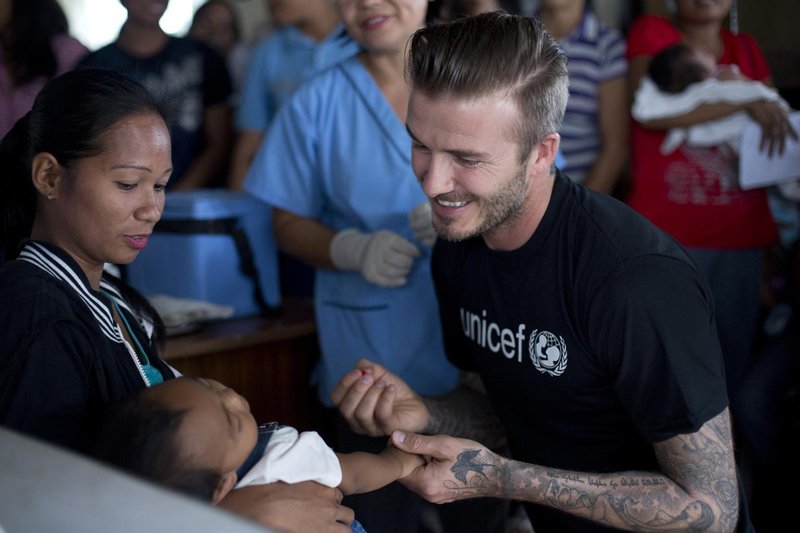 David Beckham unicef dobrodelnost