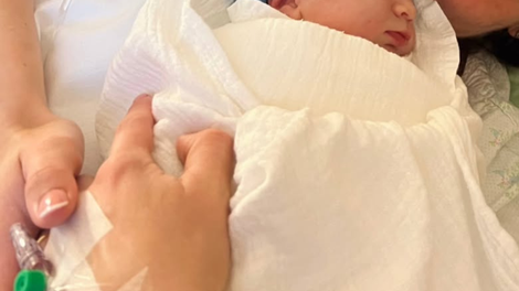 dejan dogaja Dejan Krajnc Kiara Haas rojstvo prvi otrok sin Lev