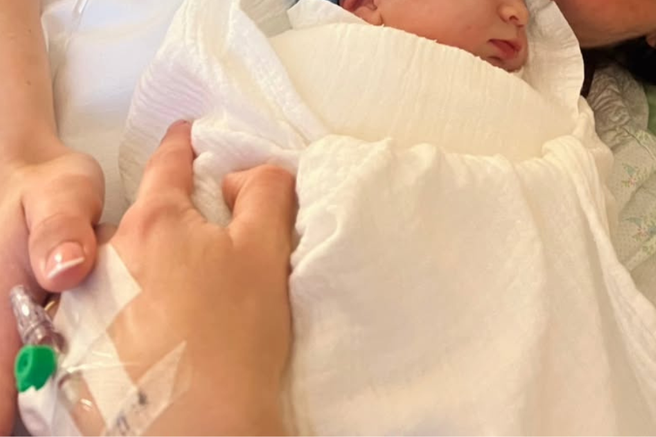 dejan dogaja Dejan Krajnc Kiara Haas rojstvo prvi otrok sin Lev