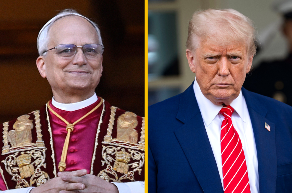 Znano je, kaj si novi papež misli o potezah ameriškega predsednika Donalda Trumpa (foto: Profimedia/fotomontaža)
