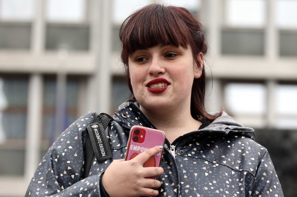 Nika Kovač z Inštitutom 8. marec v novo kampanjo zbiranja podpisov: ne boste verjeli, kaj hoče prepovedati tokrat (foto: Bobo)