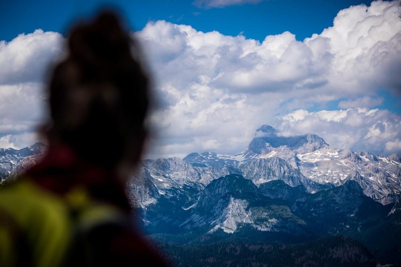 Slovenija Triglav turistka