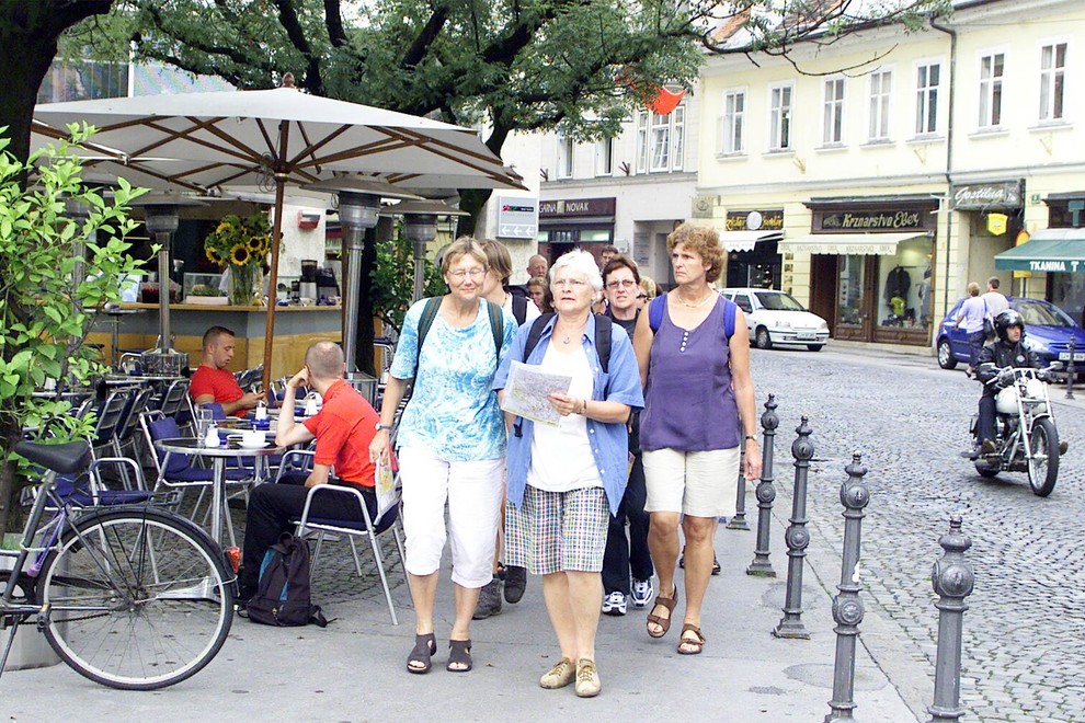 Ljubljana turistke