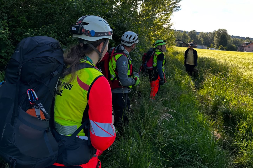Obsežna iskalna akcija v Ljubljani končana: to so sporočili policisti (foto: Facebook/ERPS | Enota reševalnih psov Slovenije)