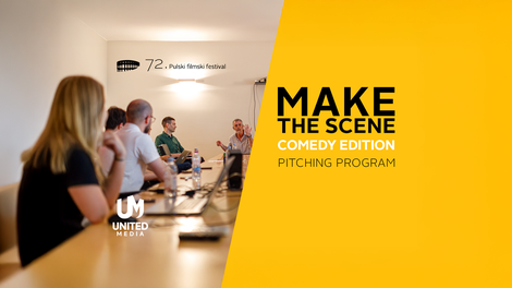 Odprt je razpis za pitching program Make the Scene – Comedy Edition, ki bo potekal na Puljskem filmskem festivalu