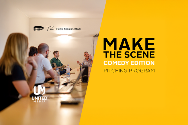 Odprt je razpis za pitching program Make the Scene – Comedy Edition, ki bo potekal na Puljskem filmskem festivalu