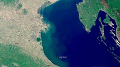 Copernicus EU posnetek alge Jadran cvetenje Italija