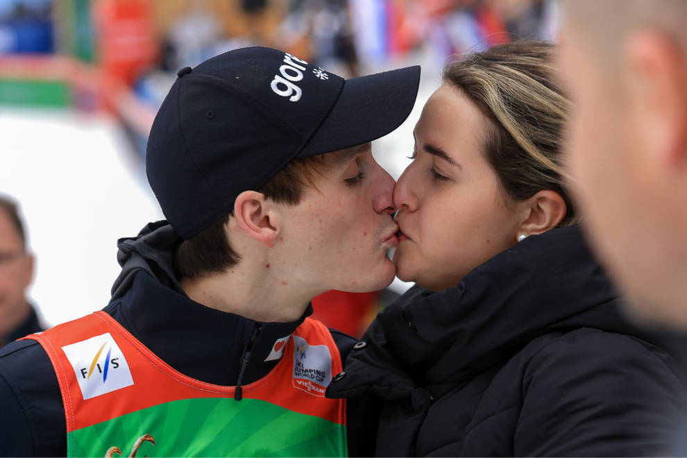 Domen Prevc Špela Ravnik