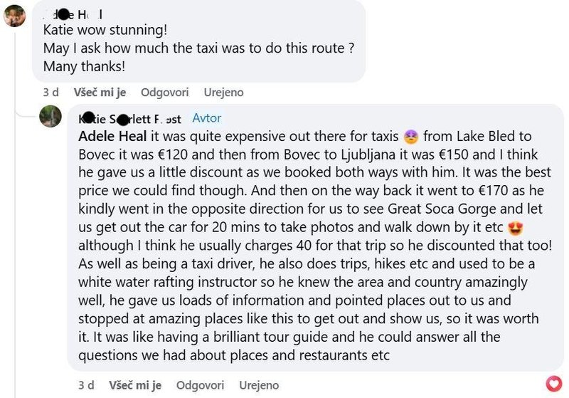 turistka taksi cene