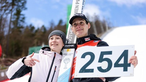 Nika Domen Prevc smučarski skoki slovenija bankovci šport zima