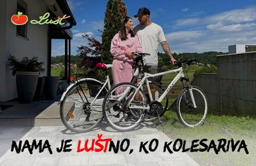 Spoznajte Ajdo in Vida - tokrat sta se lotila kolesarjenja