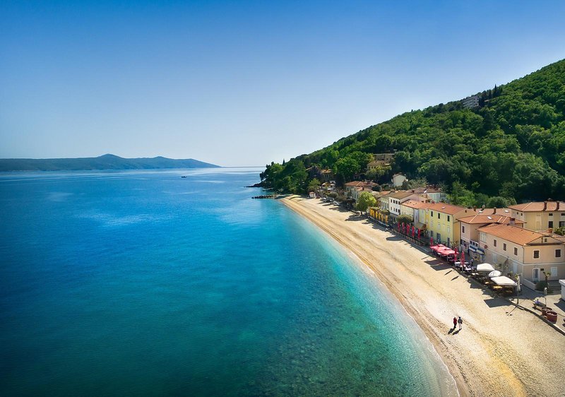 plaža Sipar v Mošćenički Dragi