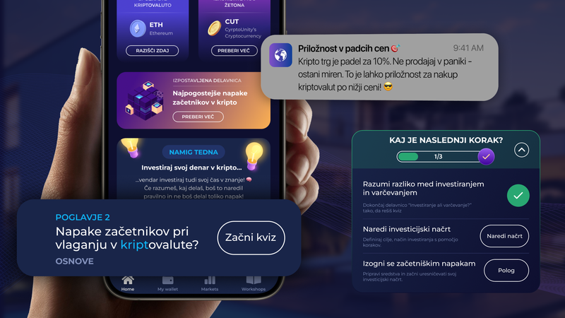 Nova slovenska kriptomenjalnica za začetnike je že številnim pomagala do uspeha pri investiranju