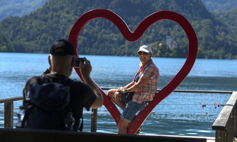 Bled Blejsko jezero turist