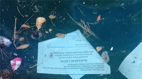 Škandal na Braču: glasovnice pred drugim krogom volitev končale v morju (FOTO)