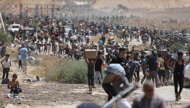 Gaza humanitarna pomoč