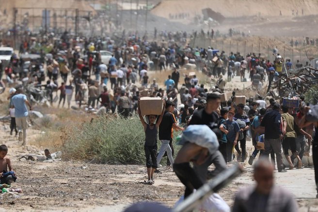 Gaza humanitarna pomoč