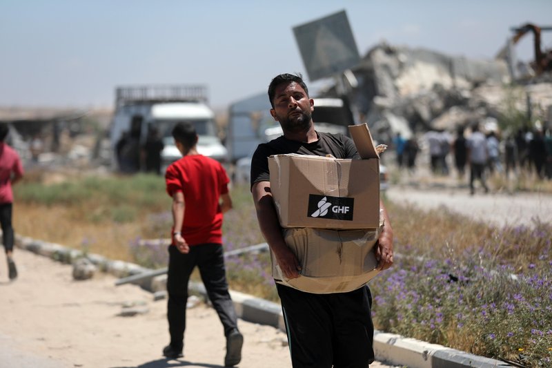 Gaza humanitarna pomoč